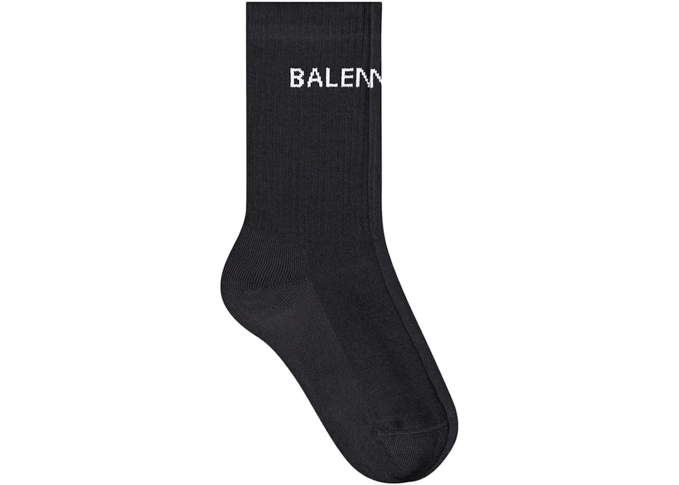 Balenciaga Logo Socks Black/White