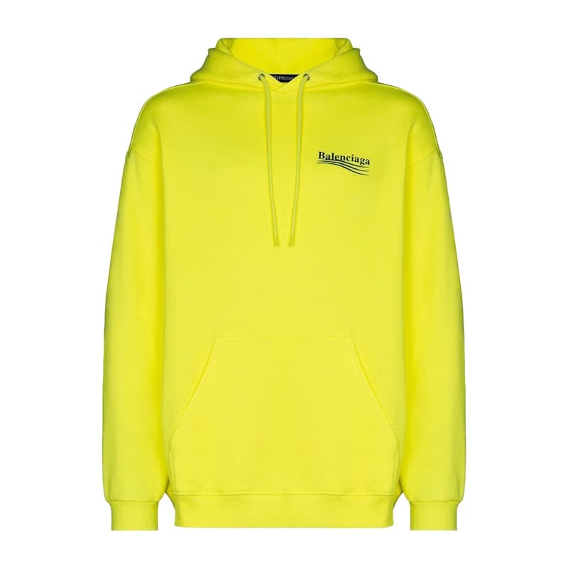 Balenciaga Campaign Logo Hoodie Green