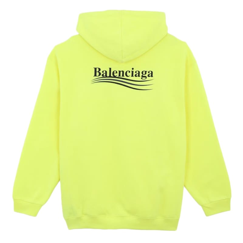 Balenciaga Campaign Logo Hoodie Green