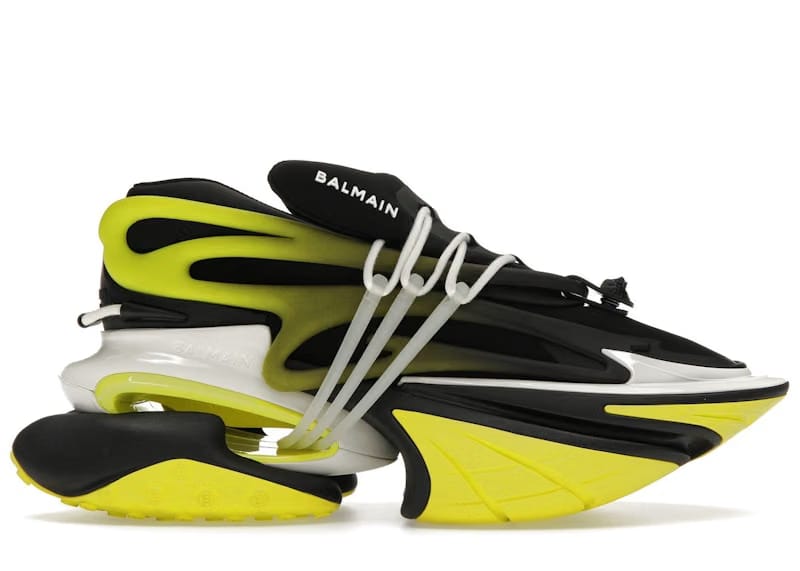Balmain Unicorn Low-Top Black Yellow