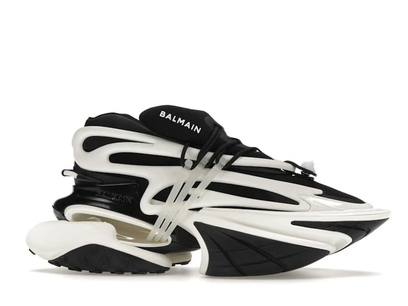 Balmain Unicorn Low-Top Black White