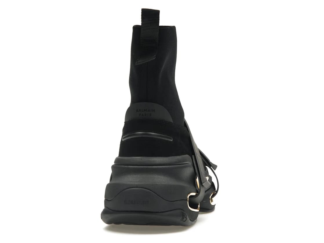 Balmain B-Bold High-Top Black Gold
