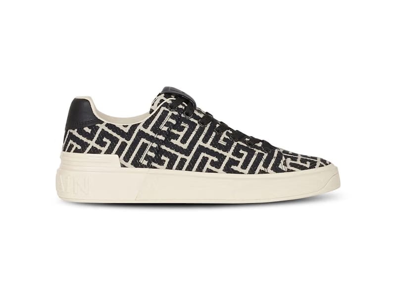 Balmain B-Court Low-Top Jacquard