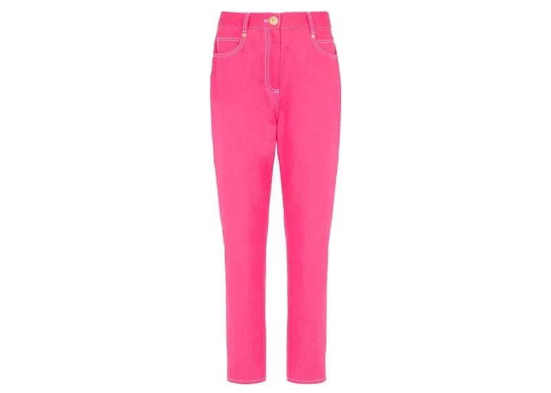 Balmain x Barbie - Boyfriend Cut Jeans Pink