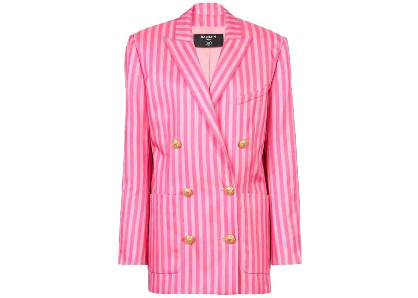Balmain x Barbie - Striped Blazer Light Pink