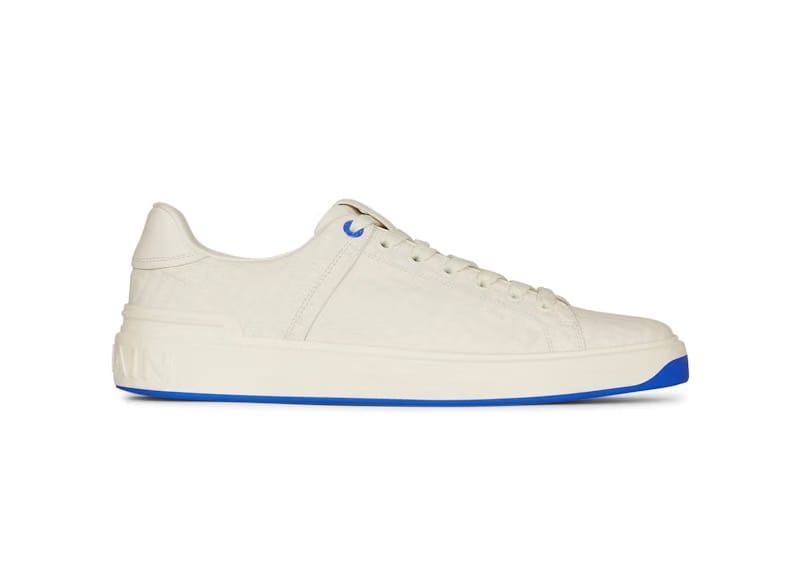 Balmain B-Court Low-Top White Blue