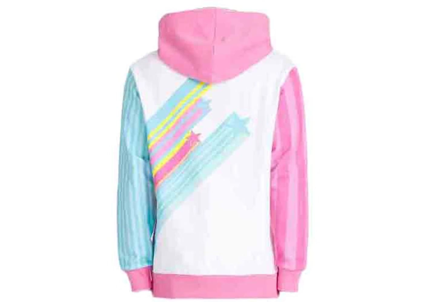 Balmain x Barbie - Cotton Sweatshirt Multicolor with Pink Balmain Logo Print