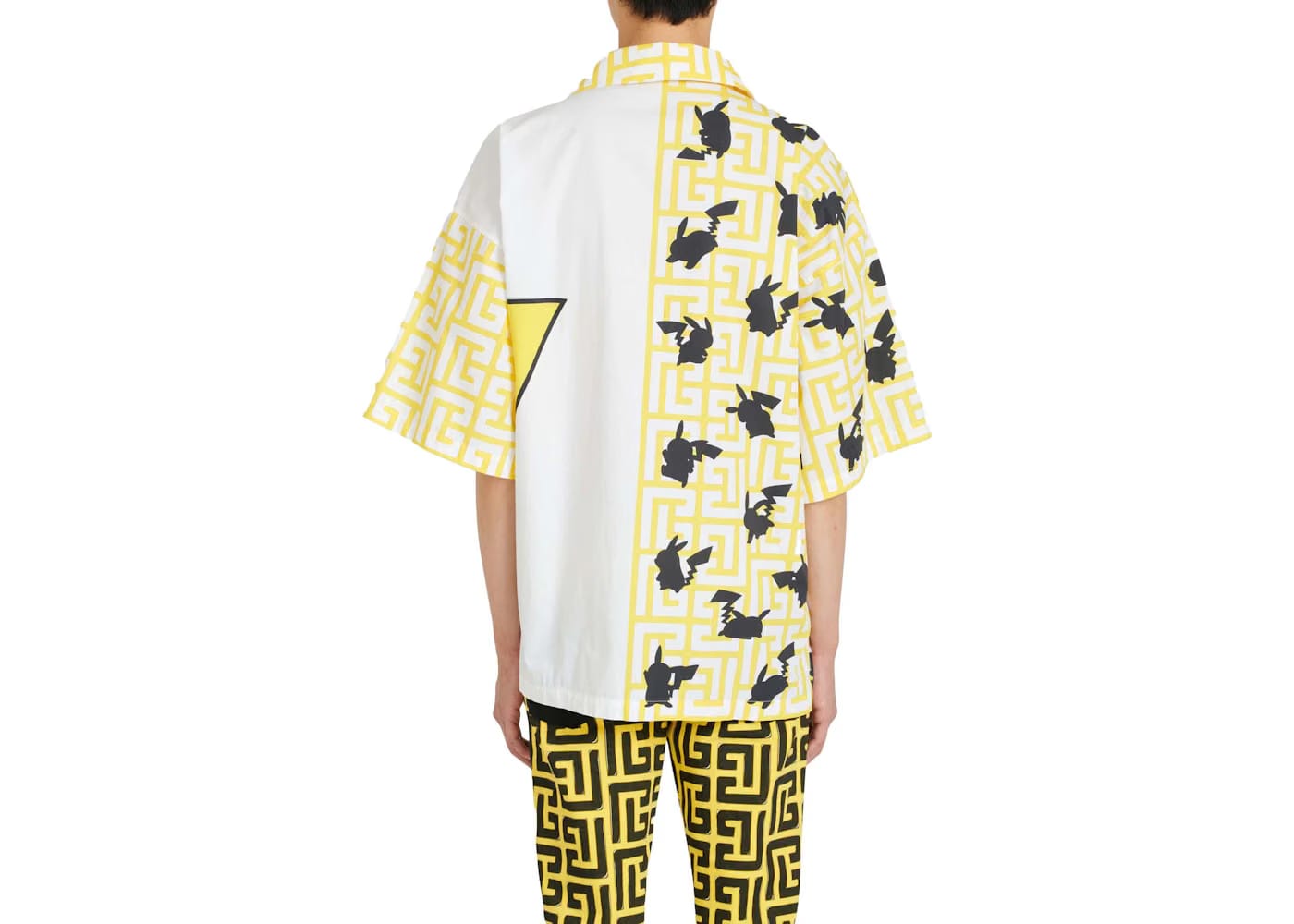 Balmain x Pokemon Oversized Shirt Yellow