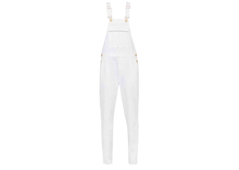 Balmain x Barbie - Denim Overalls White