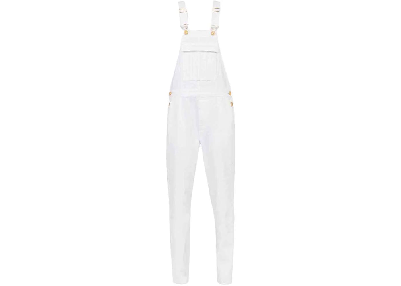 Balmain x Barbie - Denim Overalls White