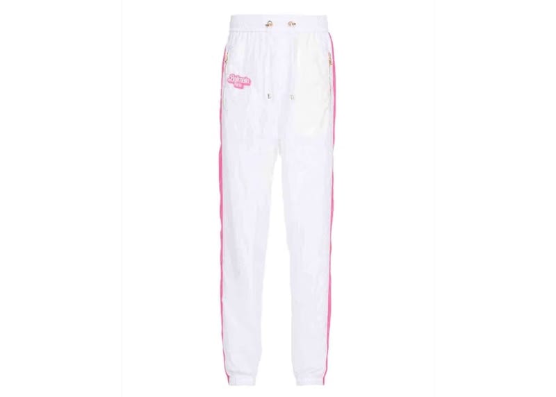 Balmain x Barbie - Nylon Sweatpants White and Pink