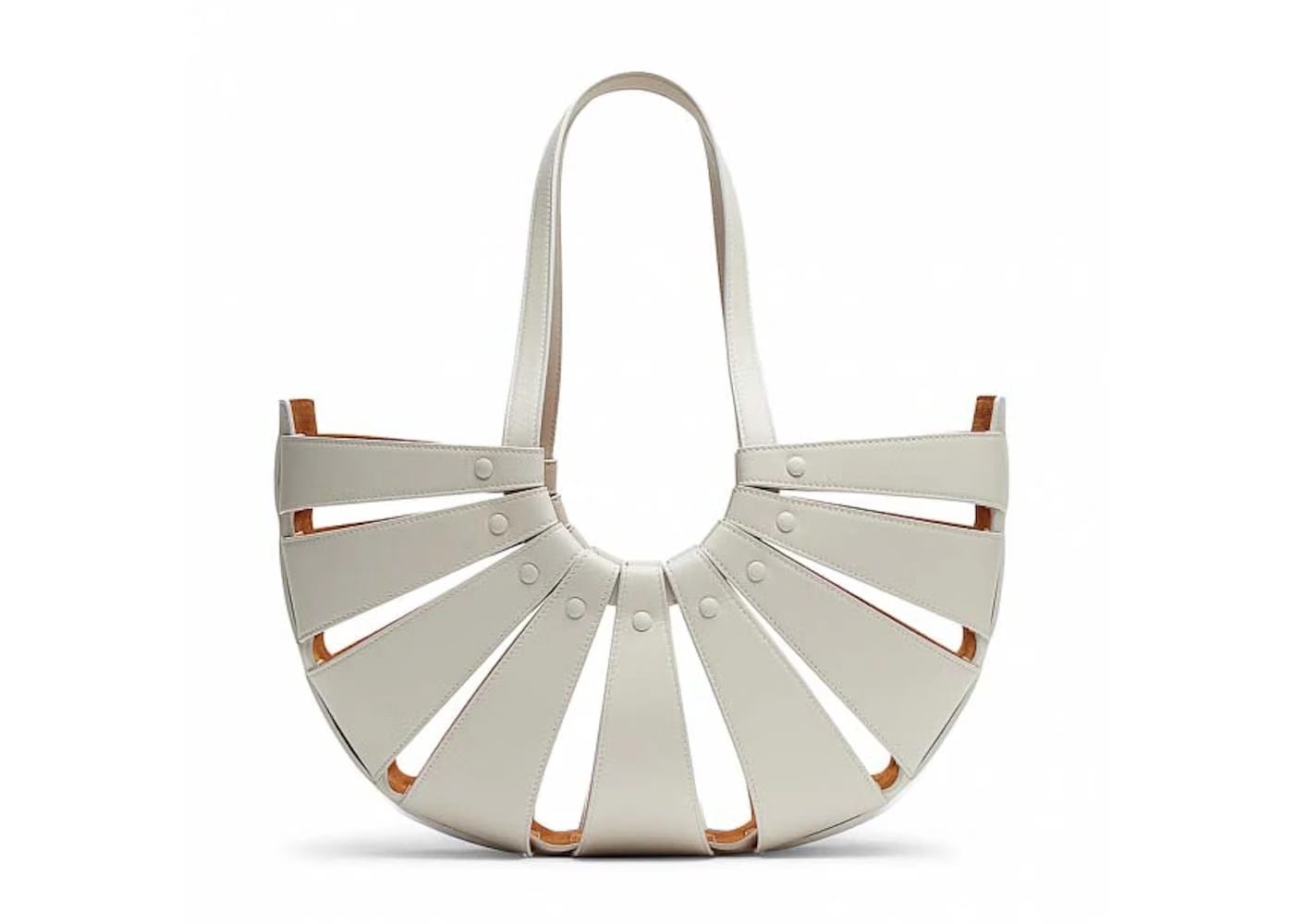 Bottega Veneta The Shell Medium Handbag Grey