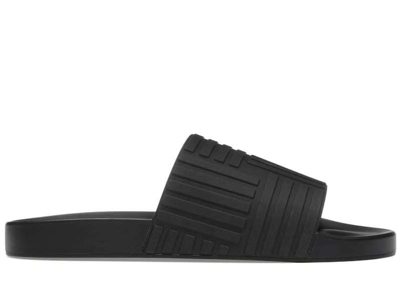 Bottega Veneta Rubber Slides Black