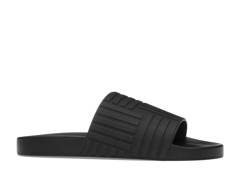 Bottega Veneta Rubber Slides Black