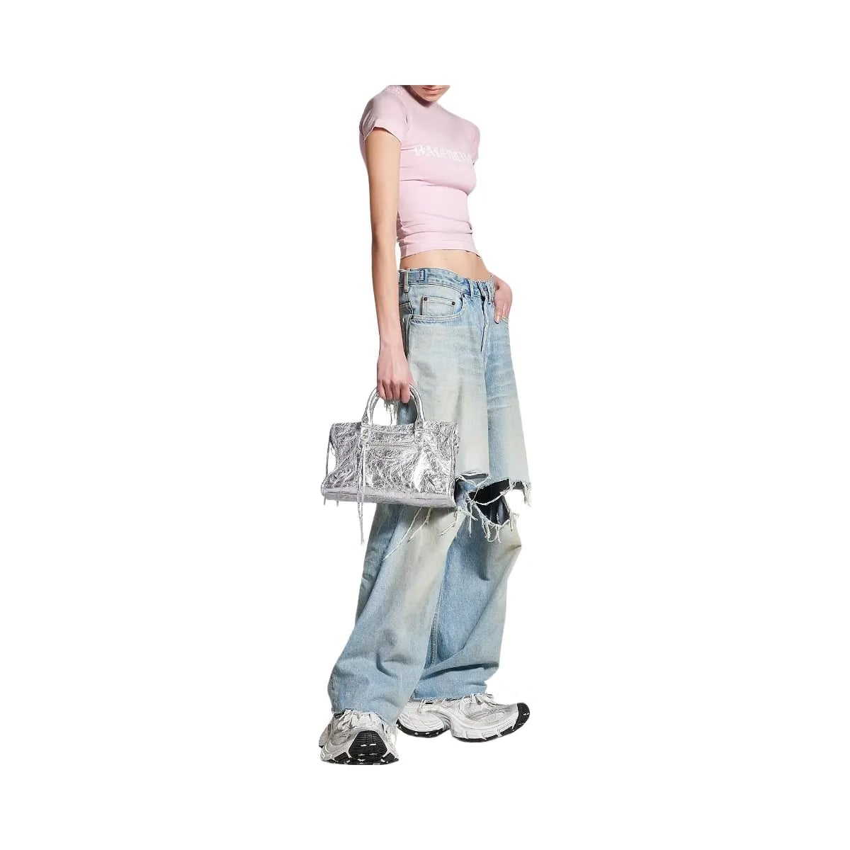 Balenciaga Le City Small Metallized