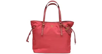 Prada Shopping Tote Tessuto Red