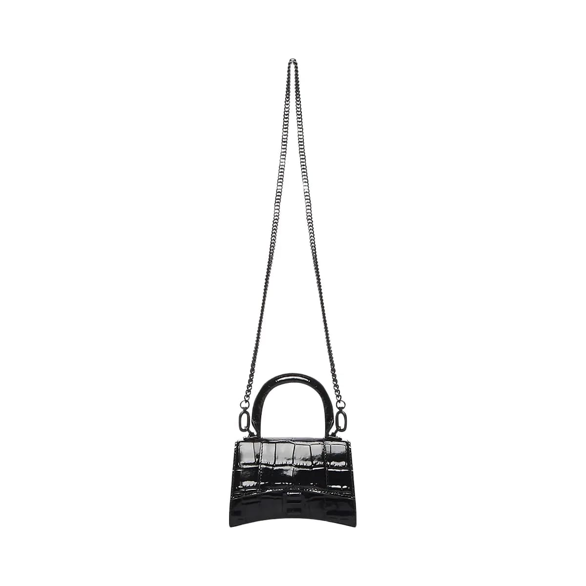 Balenciaga Hourglass Mini Croc Chain