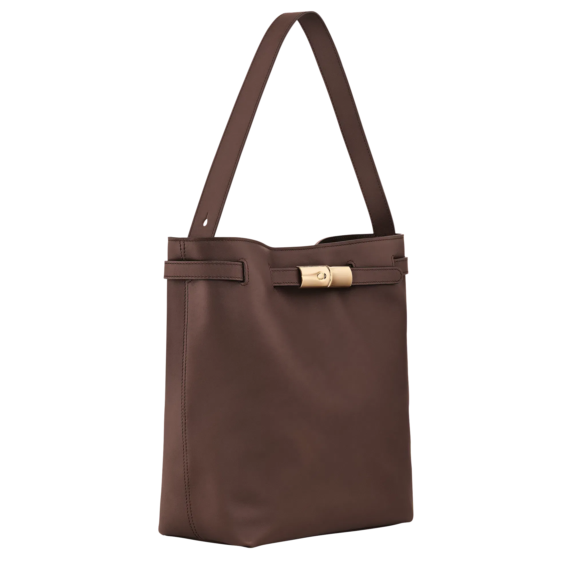 Longchamp Le Smart Shoulder Mocha
