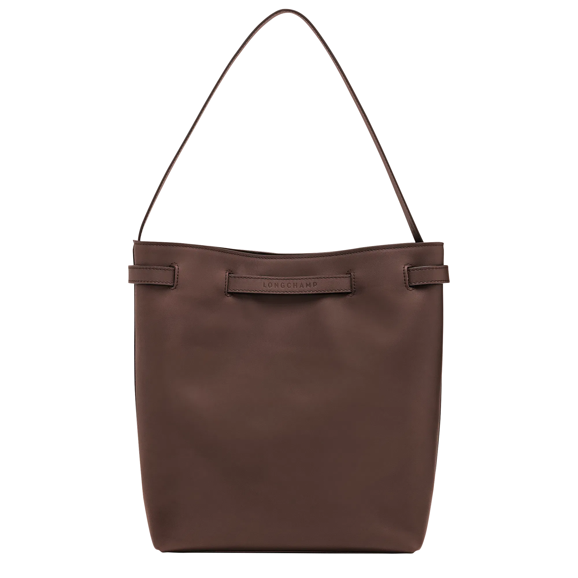 Longchamp Le Smart Shoulder Mocha