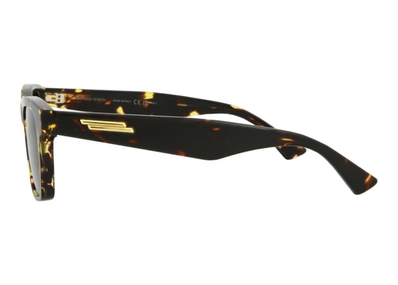 Bottega Veneta Rectangle Sunglasses Havana/Havana Brown (BV1120S-30011464-002-20355)