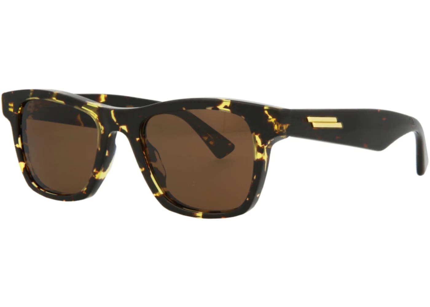 Bottega Veneta Rectangle Sunglasses Havana/Havana Brown (BV1120S-30011464-002-20355)