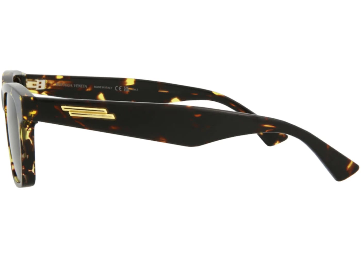 Bottega Veneta Rectangle Sunglasses Havana/Havana Brown (BV1120S-30011464-002-20355)