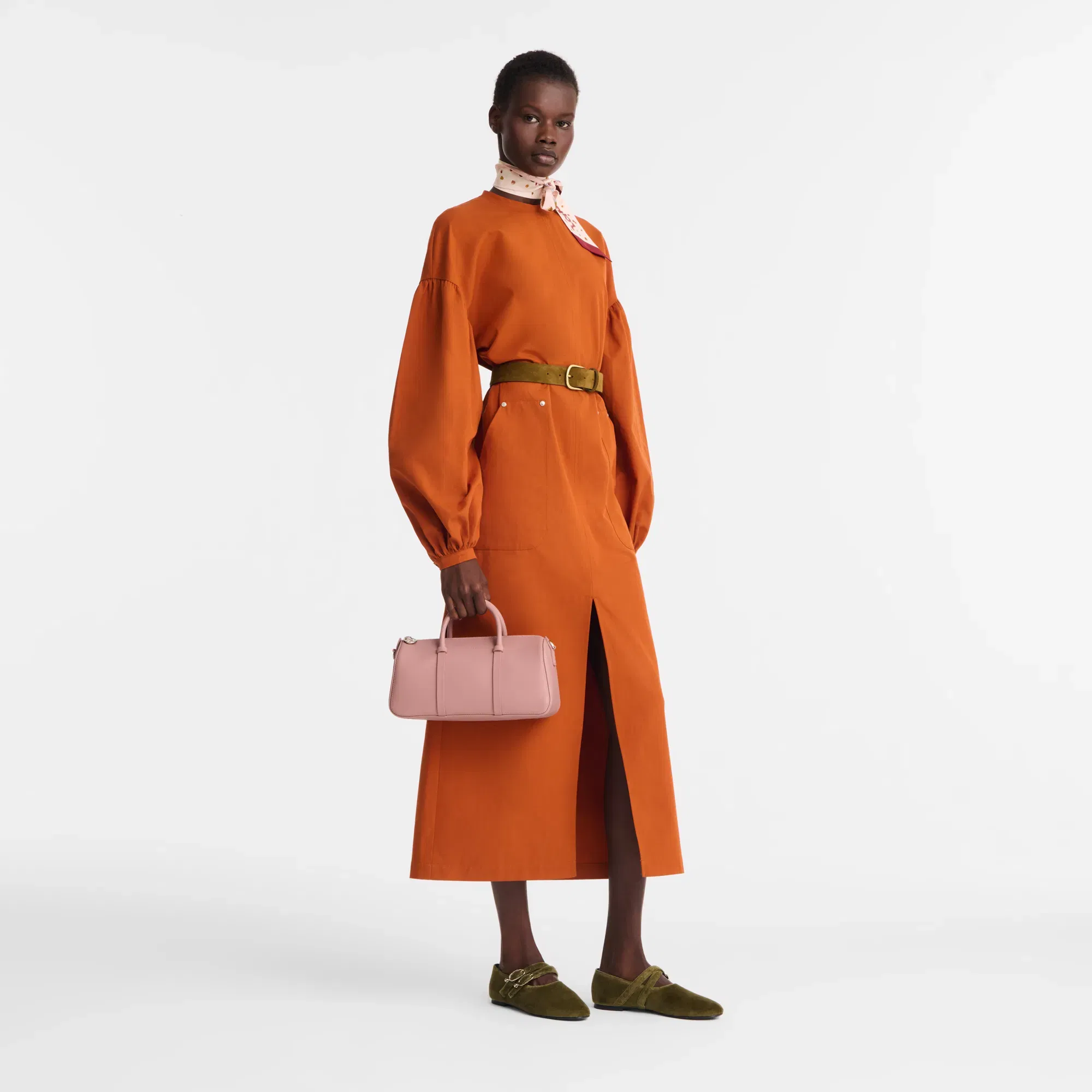 Longchamp Daylong M Pink Tea