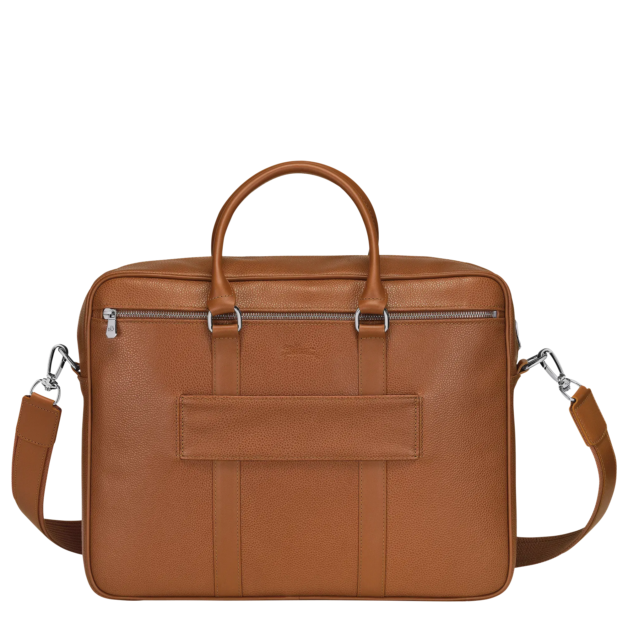 Longchamp Le Foulonne M Briefcase Caramel