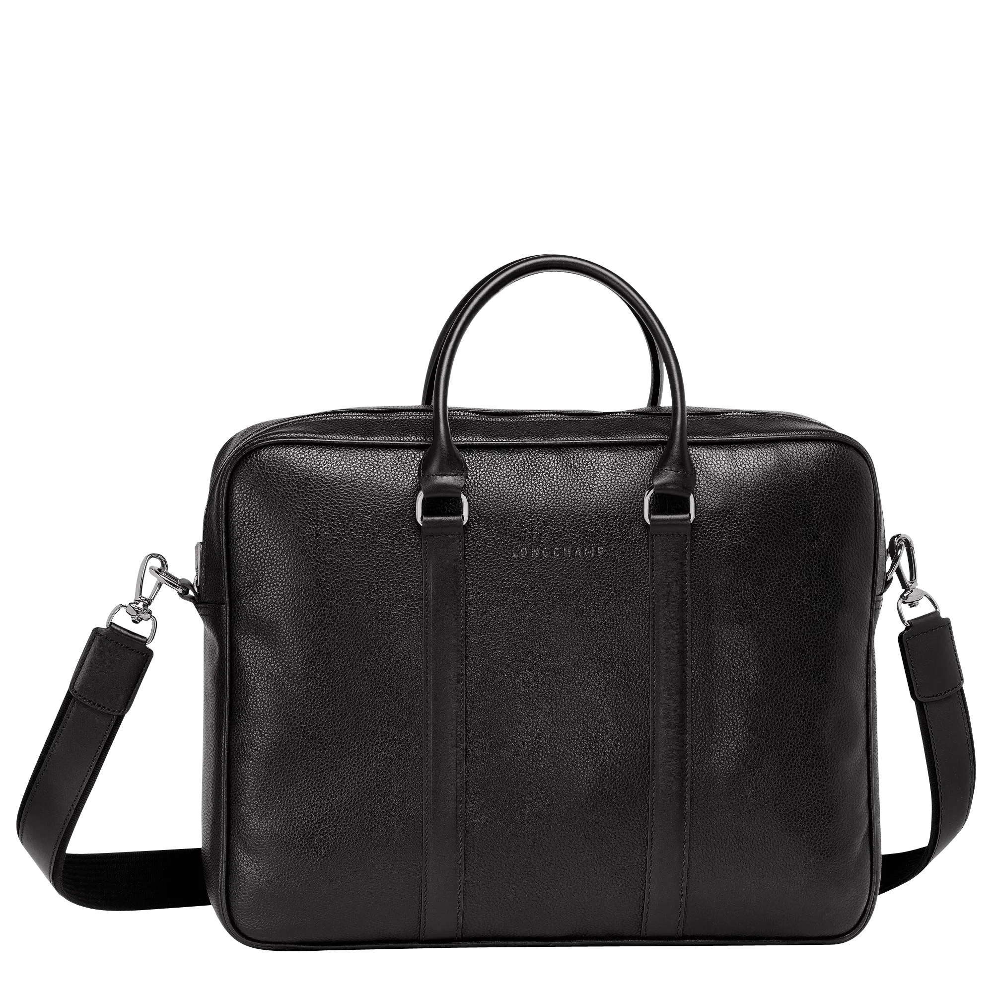 Longchamp Le Foulonne M Briefcase Black