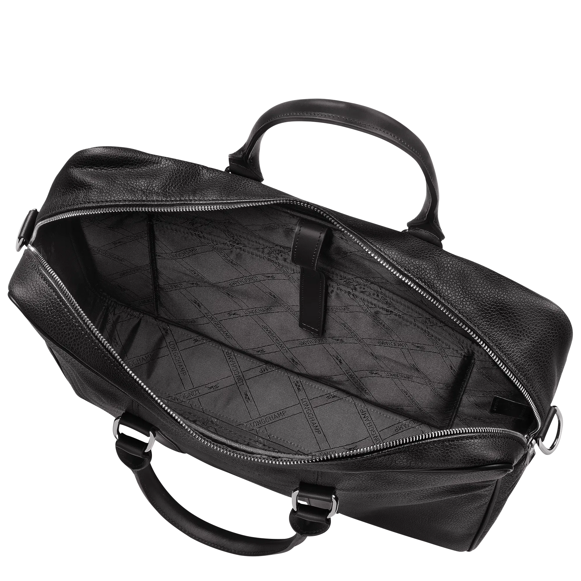 Longchamp Le Foulonne M Briefcase Black