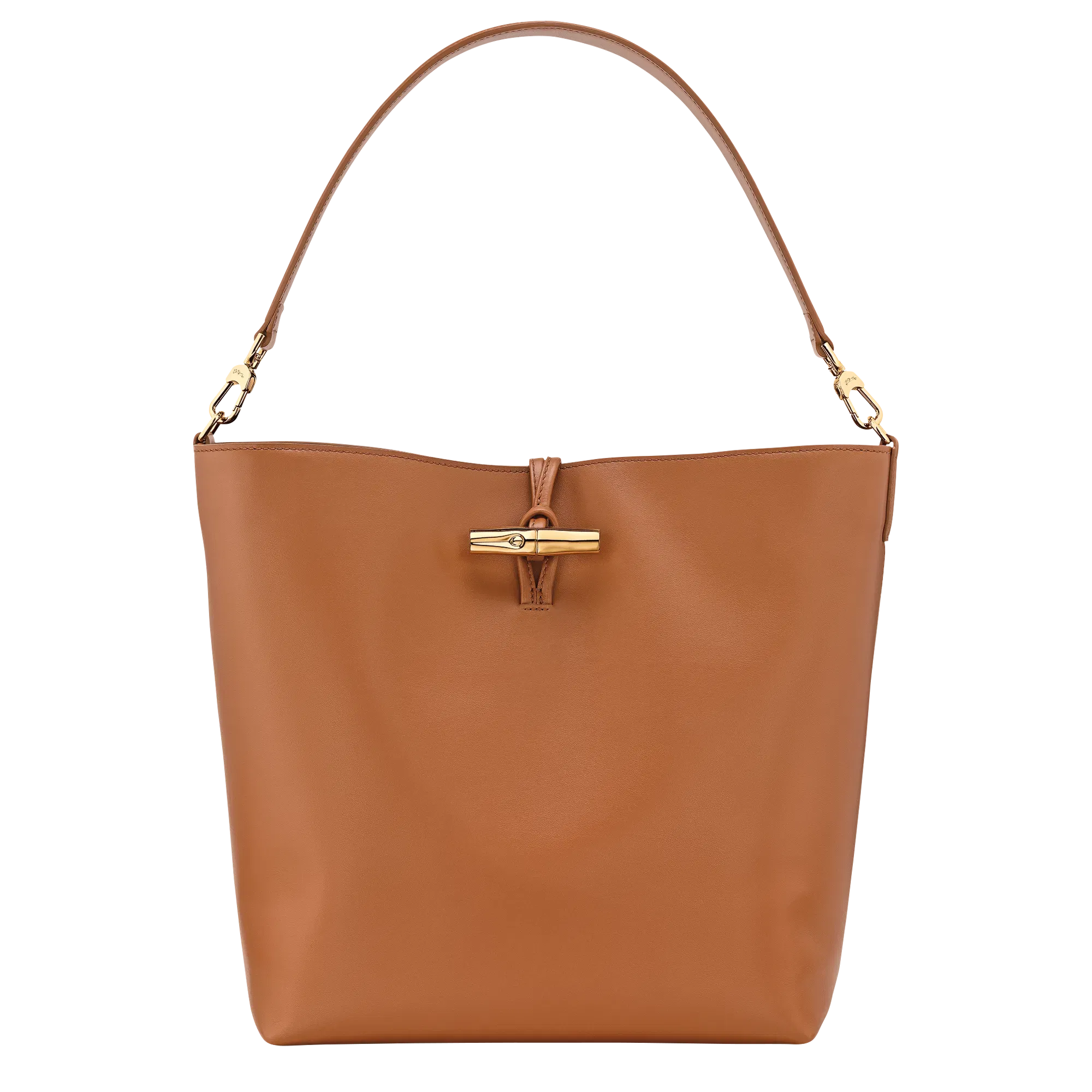 Longchamp Le Roseau M Hobo Cashew