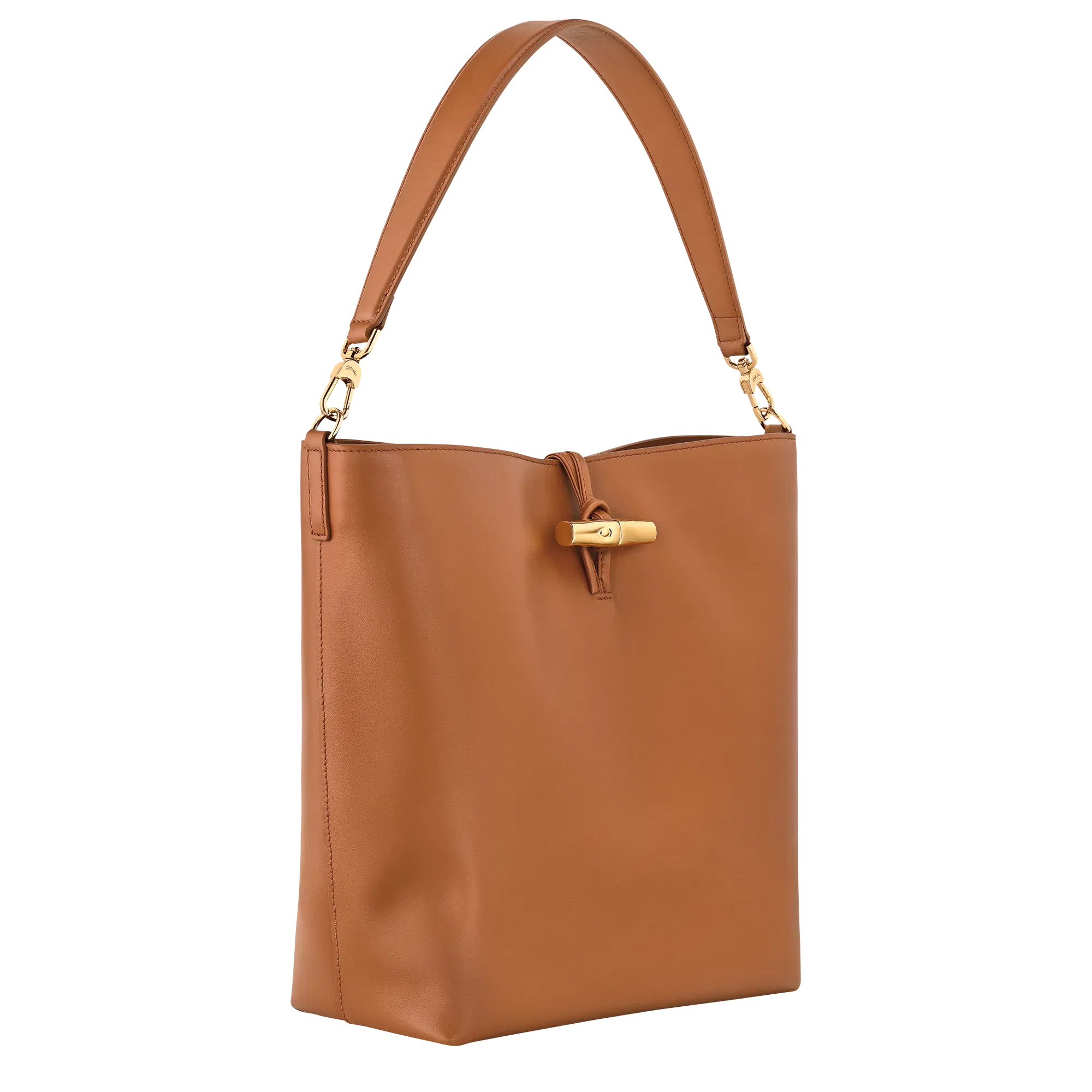 Longchamp Le Roseau M Hobo Cashew