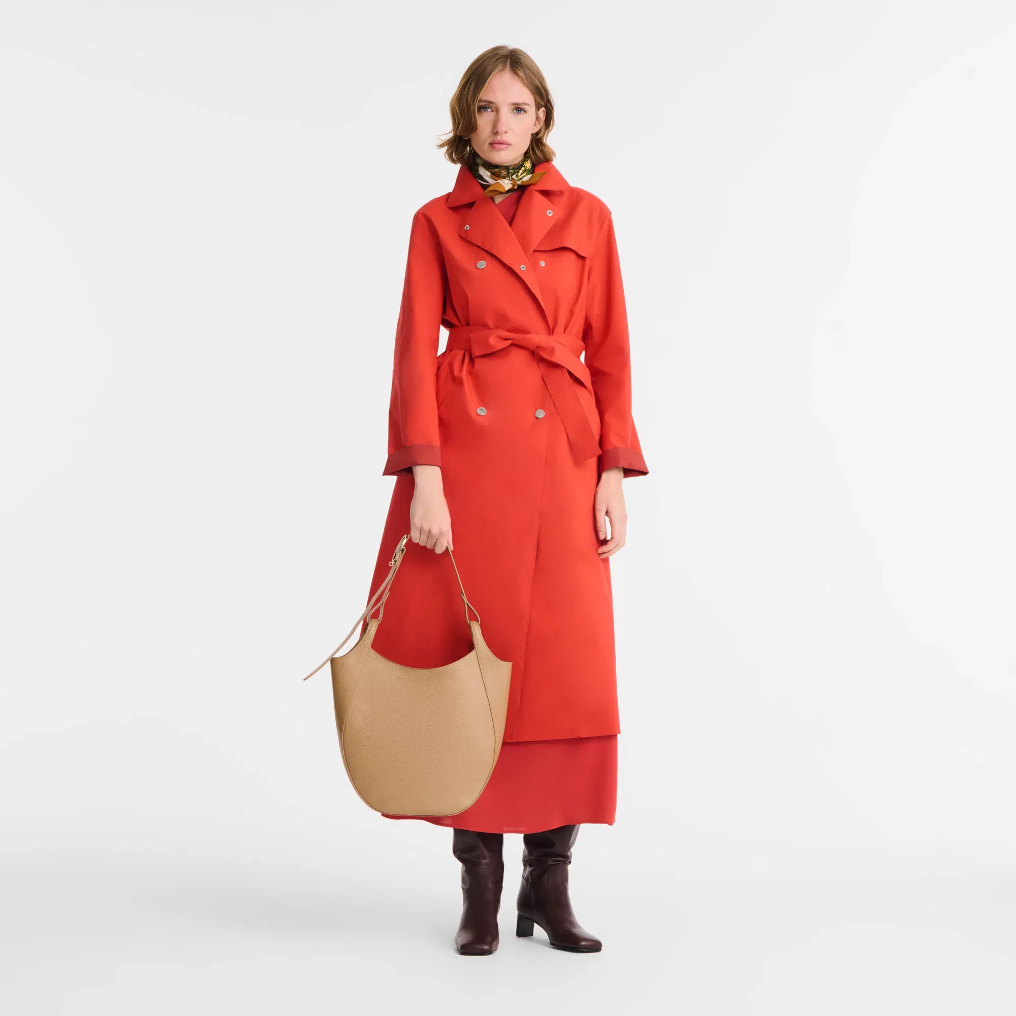 Longchamp Le Foulonne L Hobo Biscuit