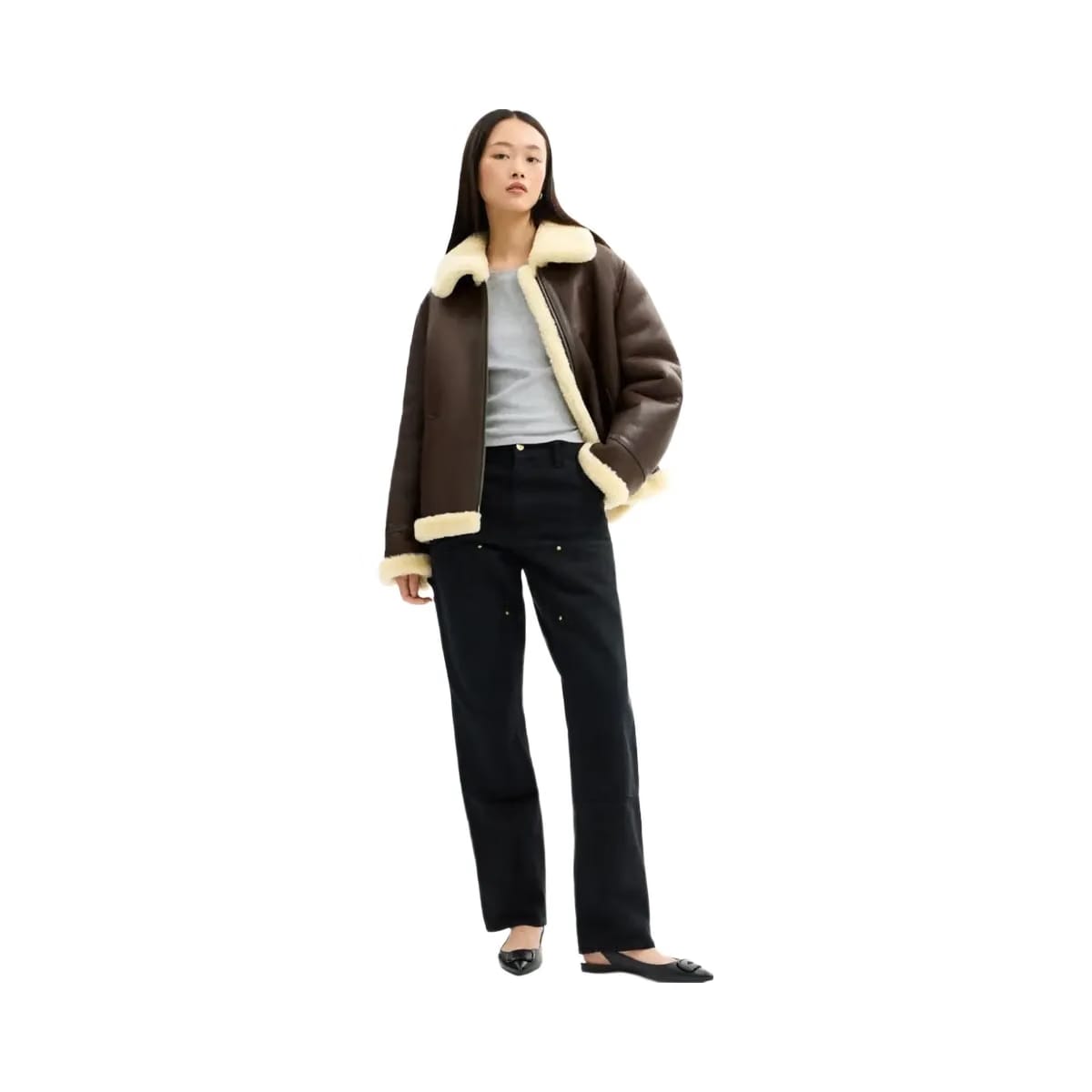Coach Aviator Shearling Jacket