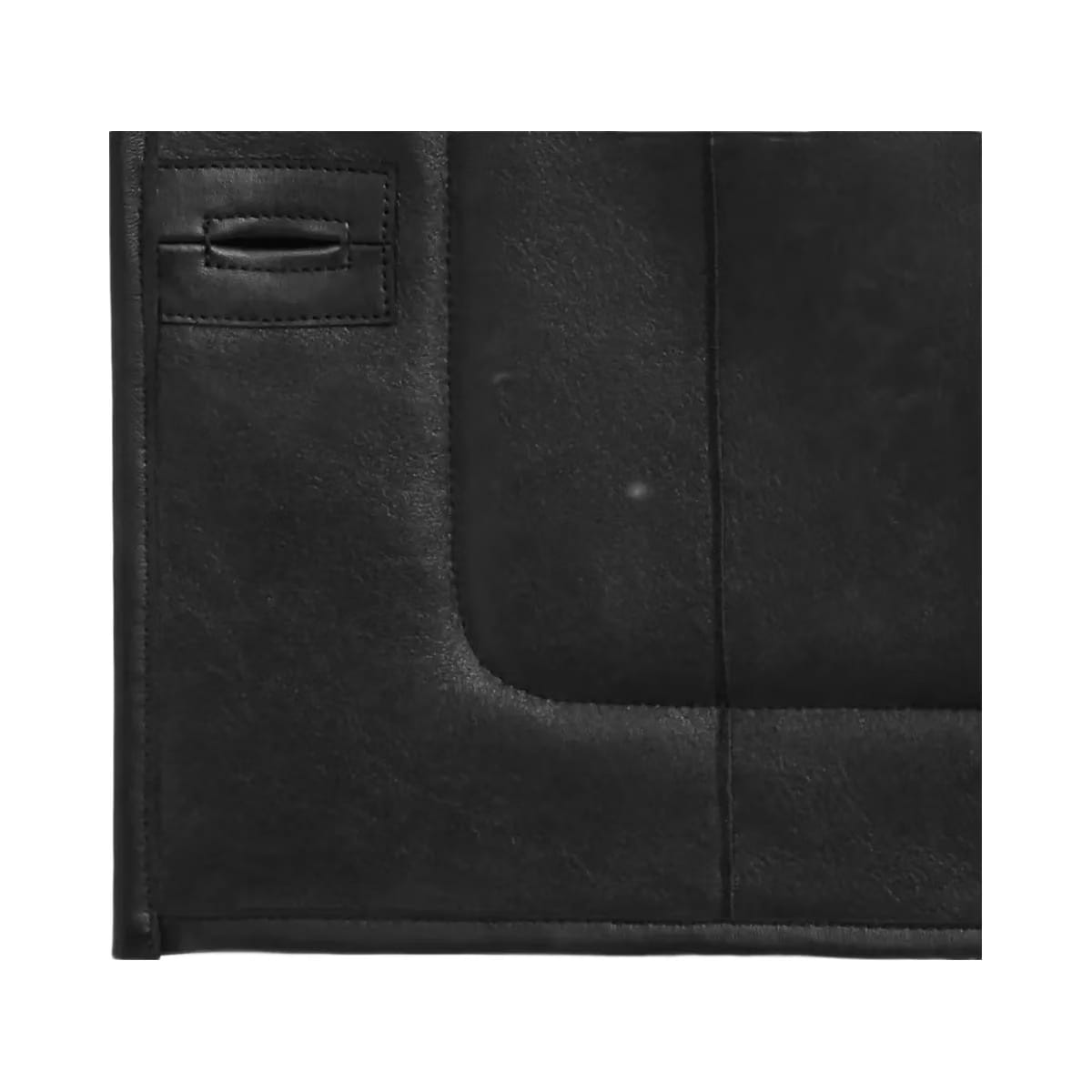 Coach Fluffy Shearling Coat Black