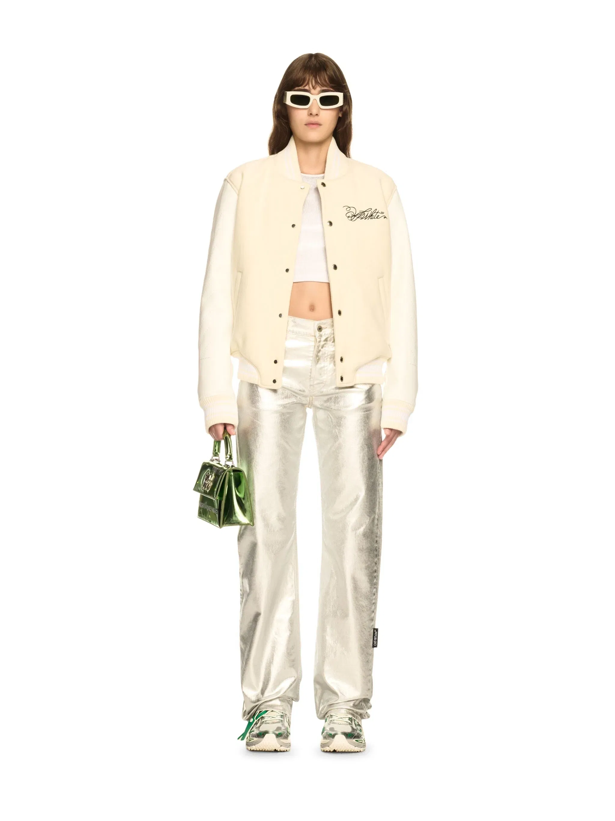 Off White Wo Rose Valley Varsity