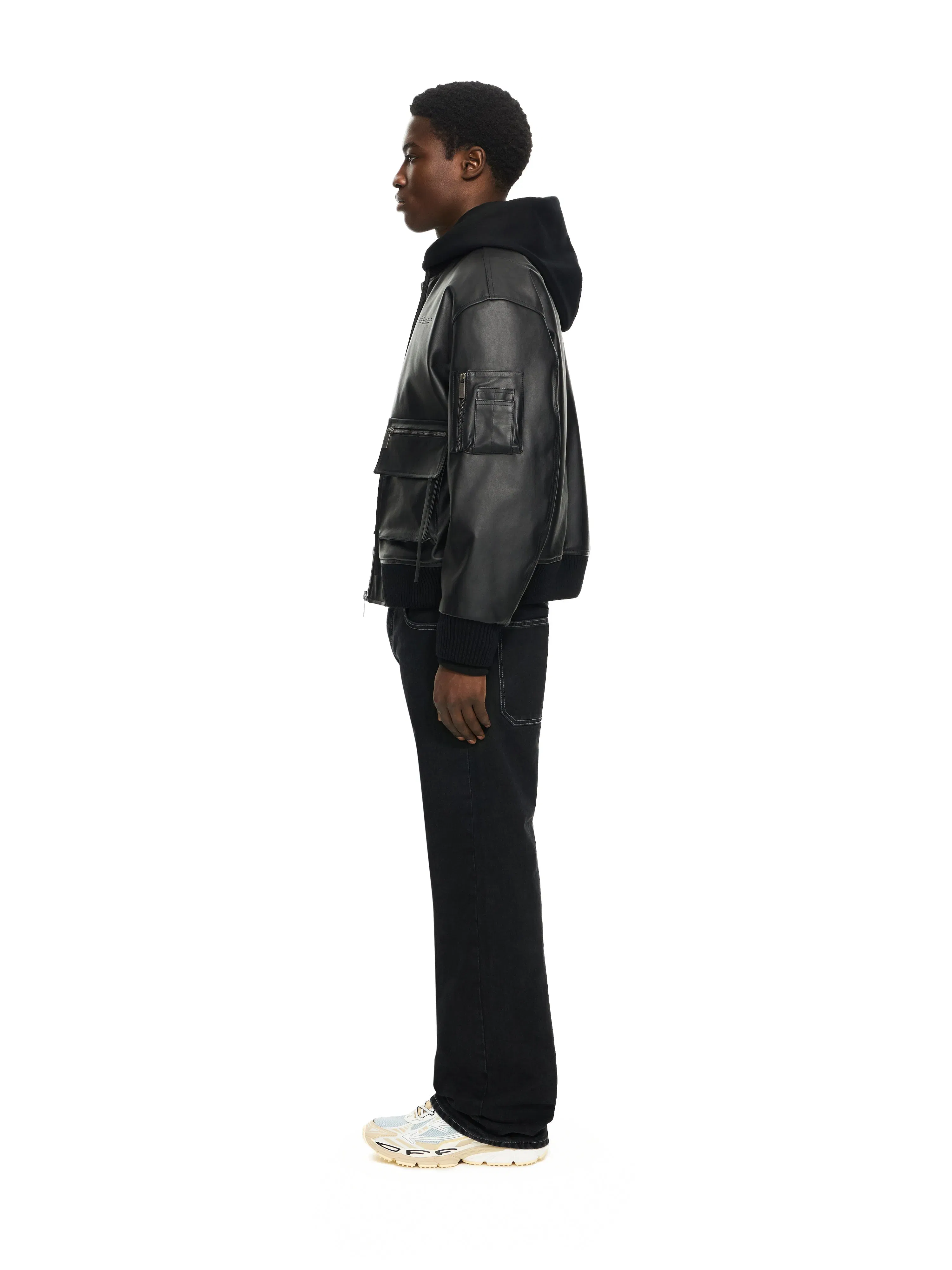 Off White Book Fleece Hoodie Bomber