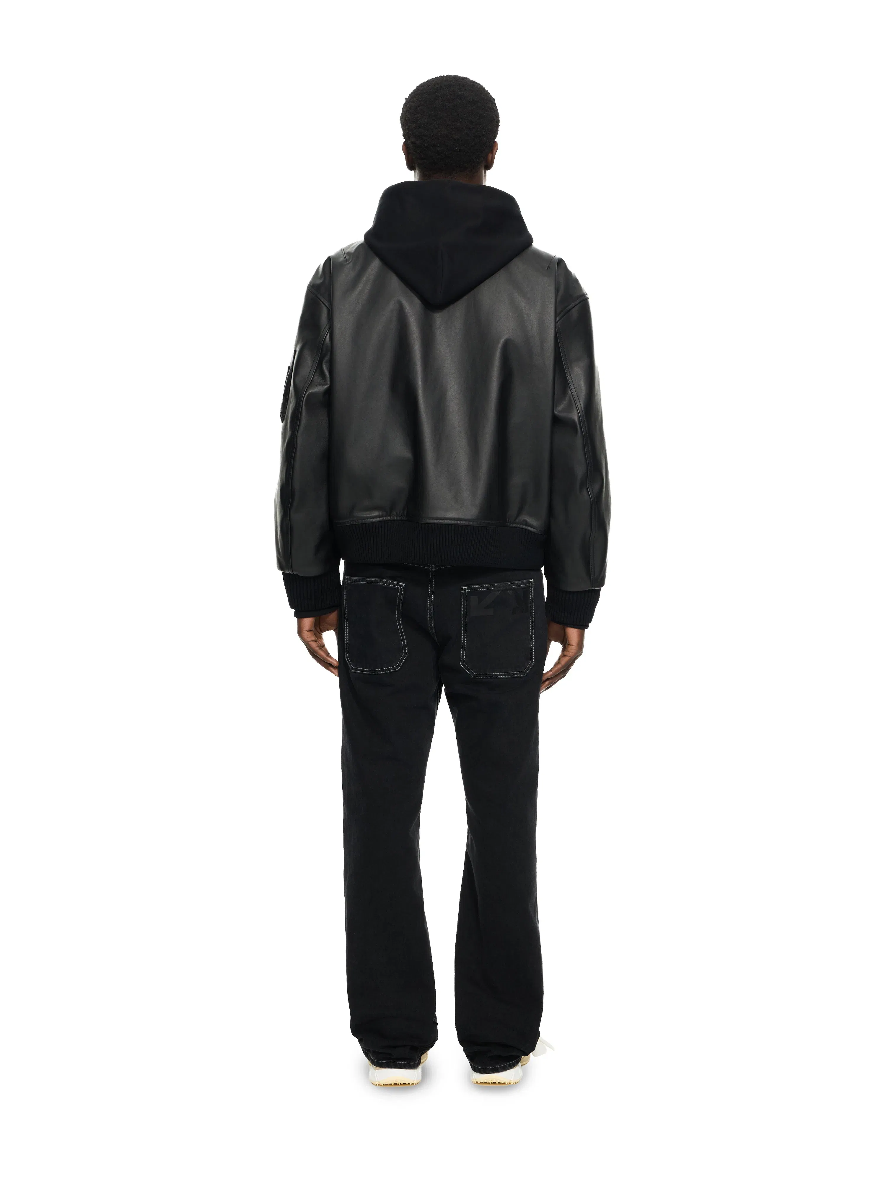 Off White Book Fleece Hoodie Bomber