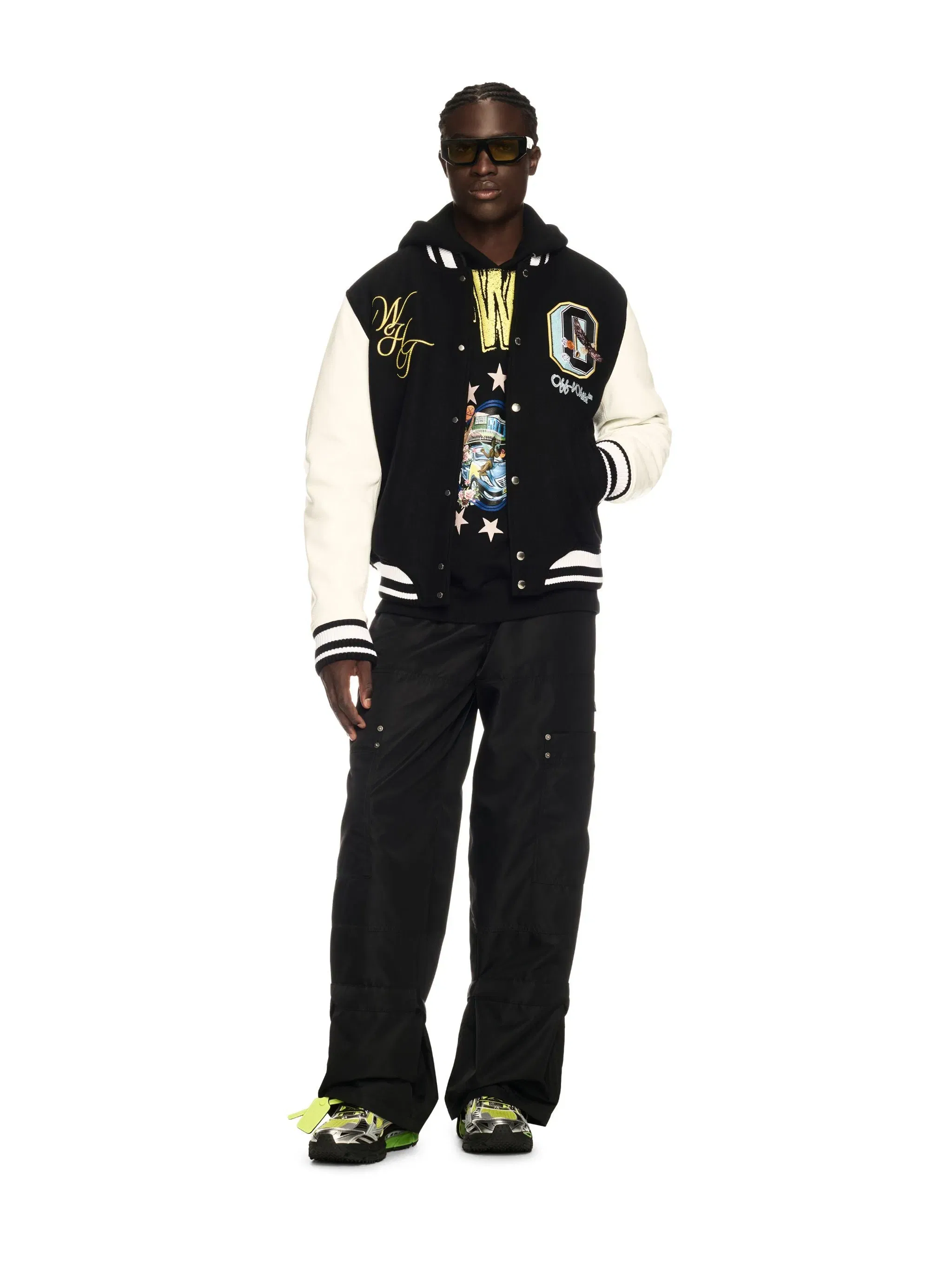 Off White Cryst Fresco Oval Lea Wool Va