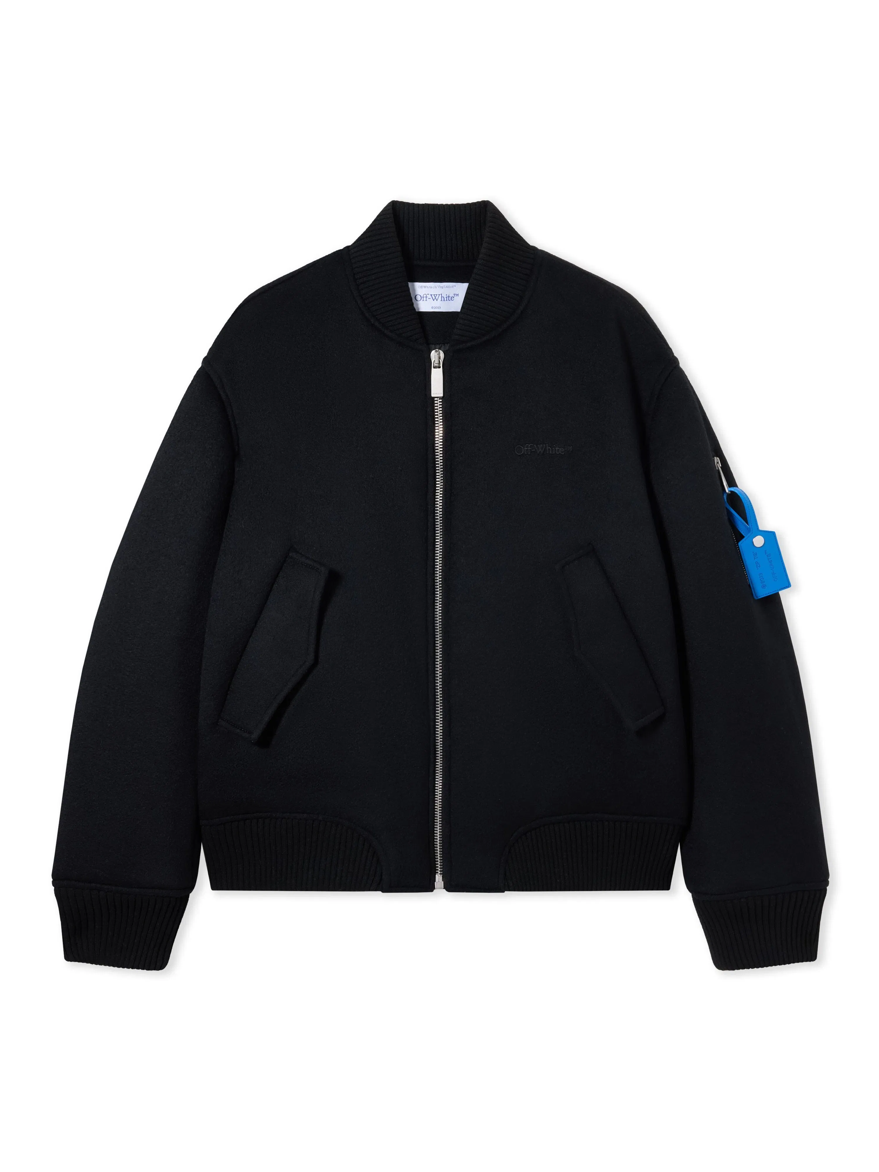 Off White Quote Bomber Jacket