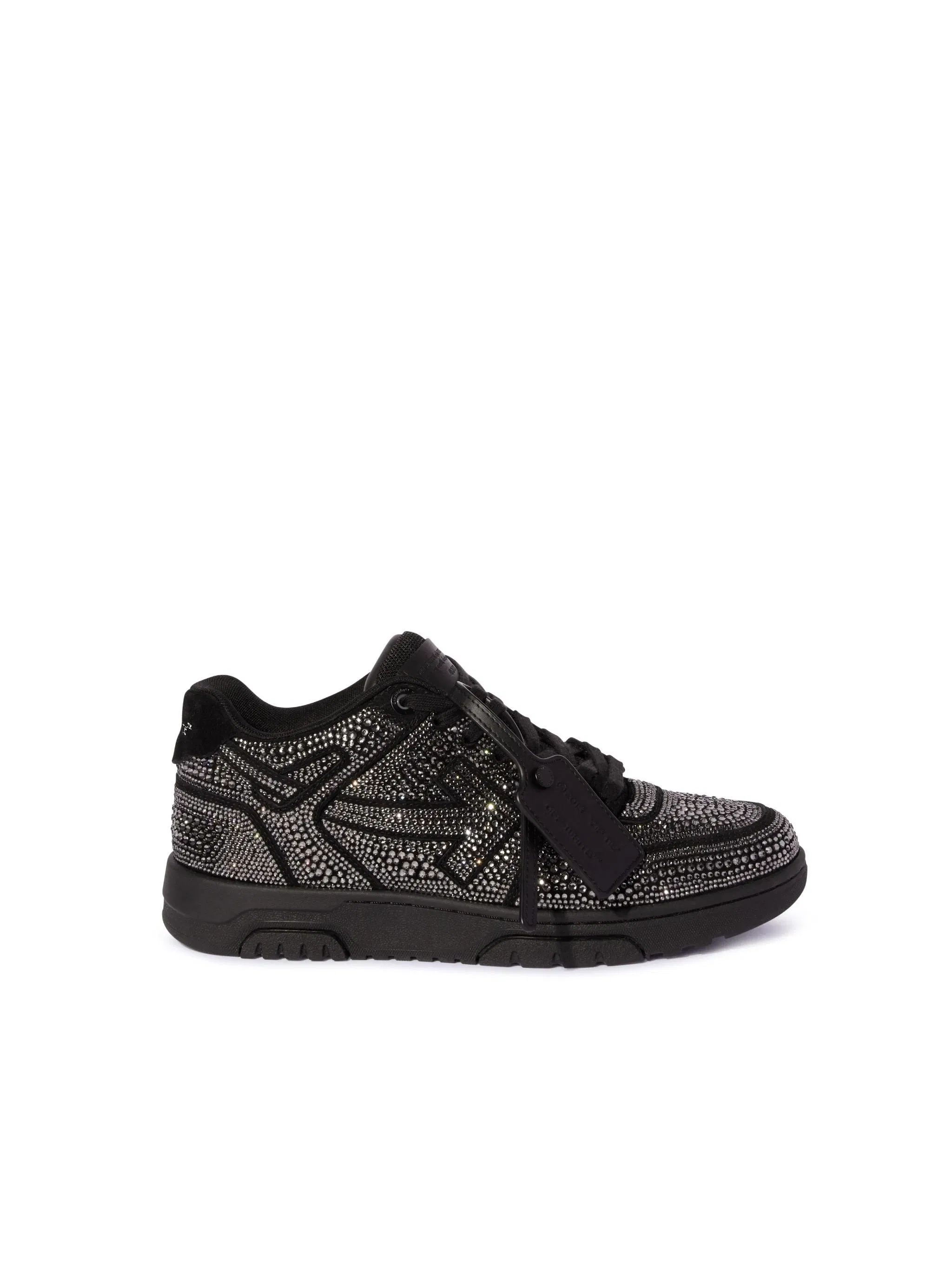 Off White OOO Strass Sneakers Black