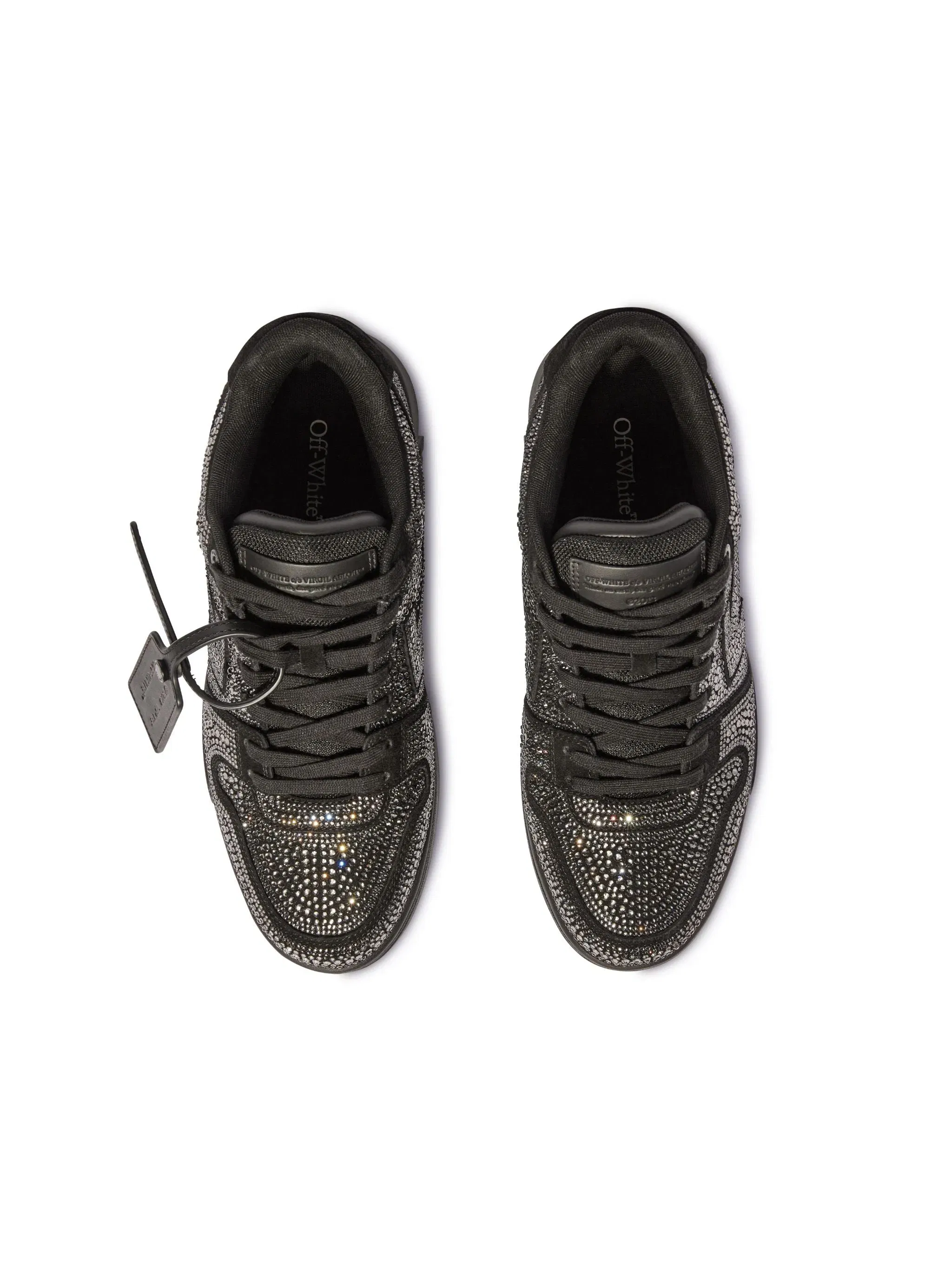 Off White OOO Strass Sneakers Black