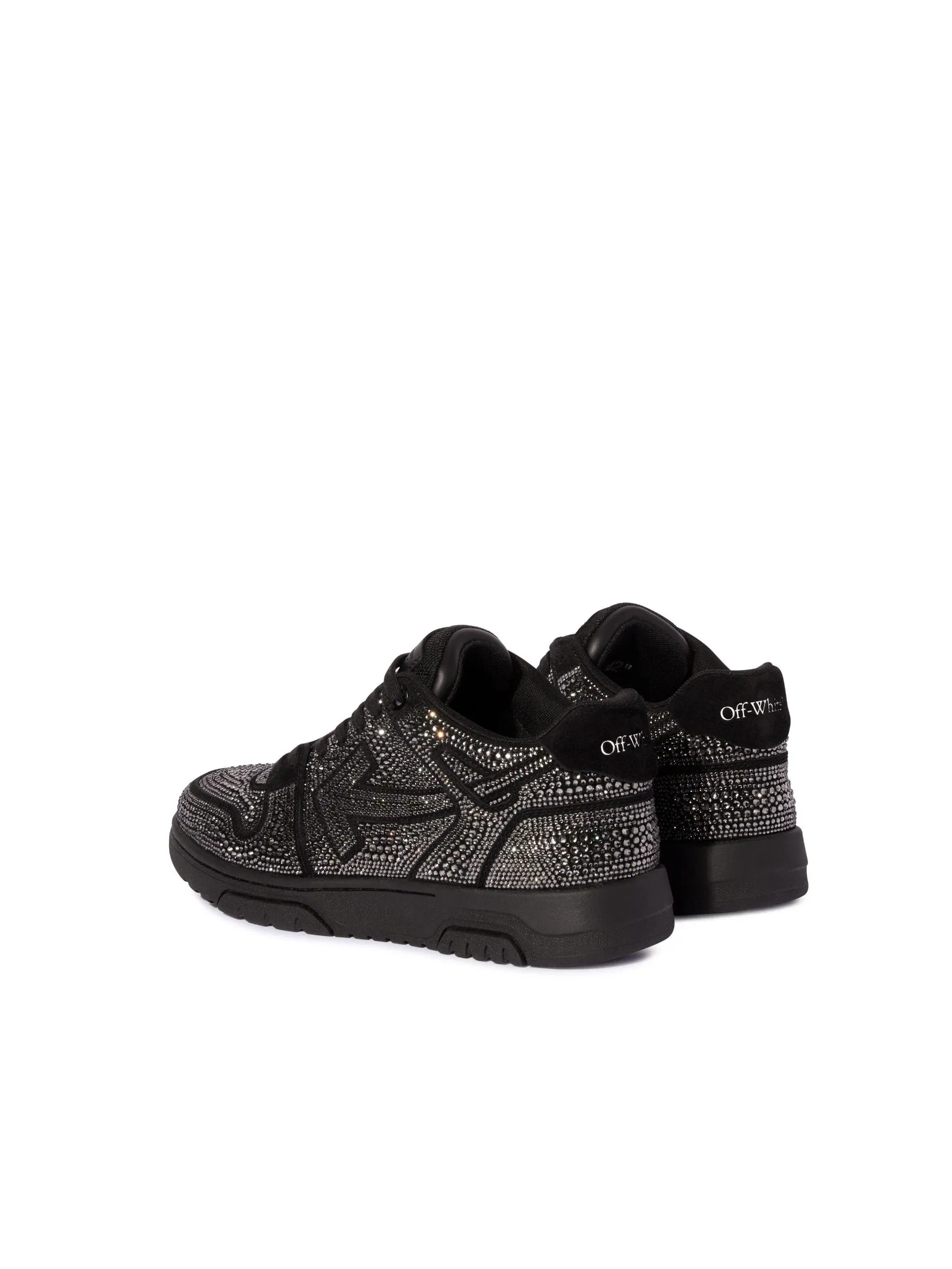 Off White OOO Strass Sneakers Black