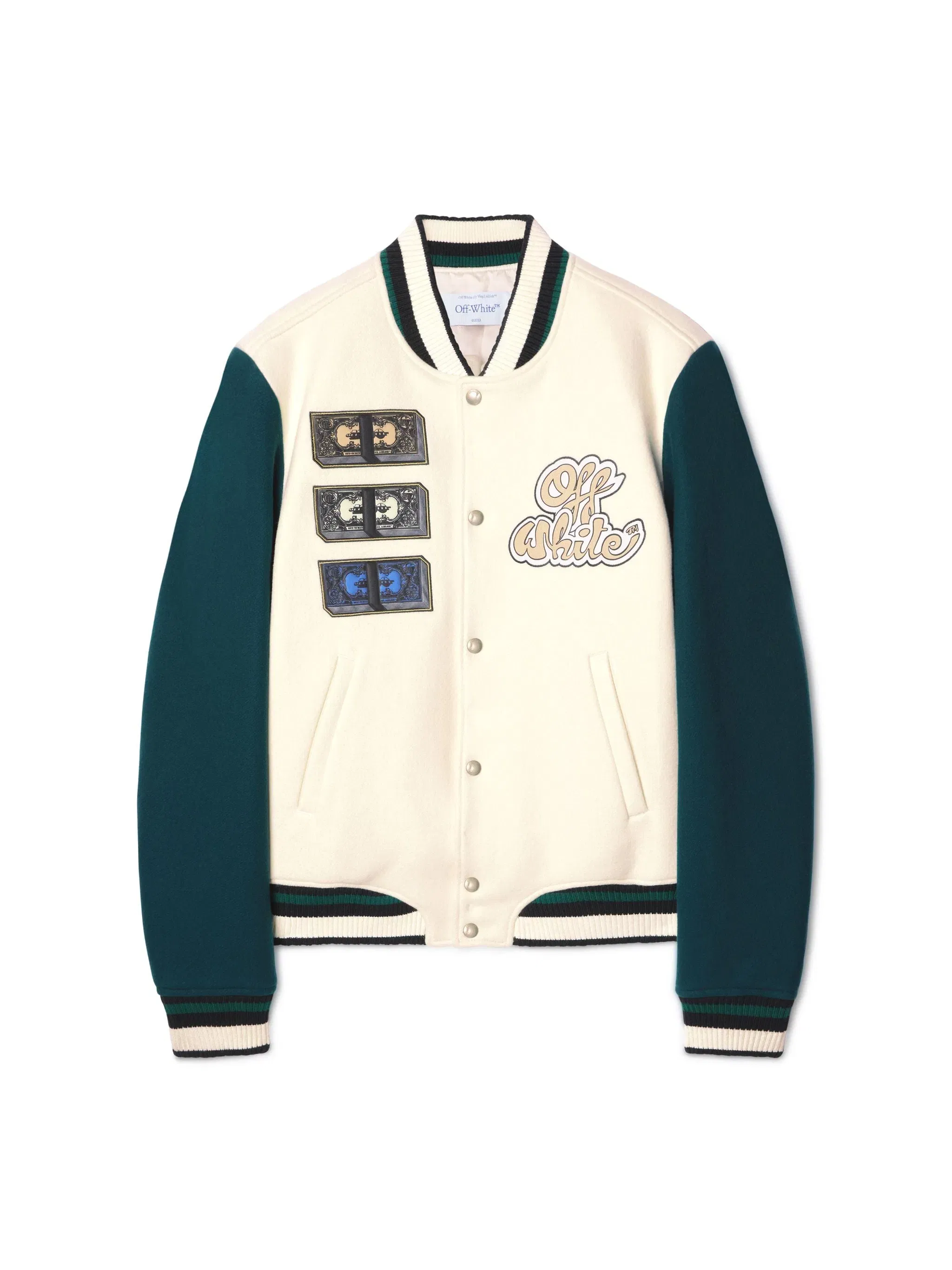 Off White Cash Wool Reg Varsity