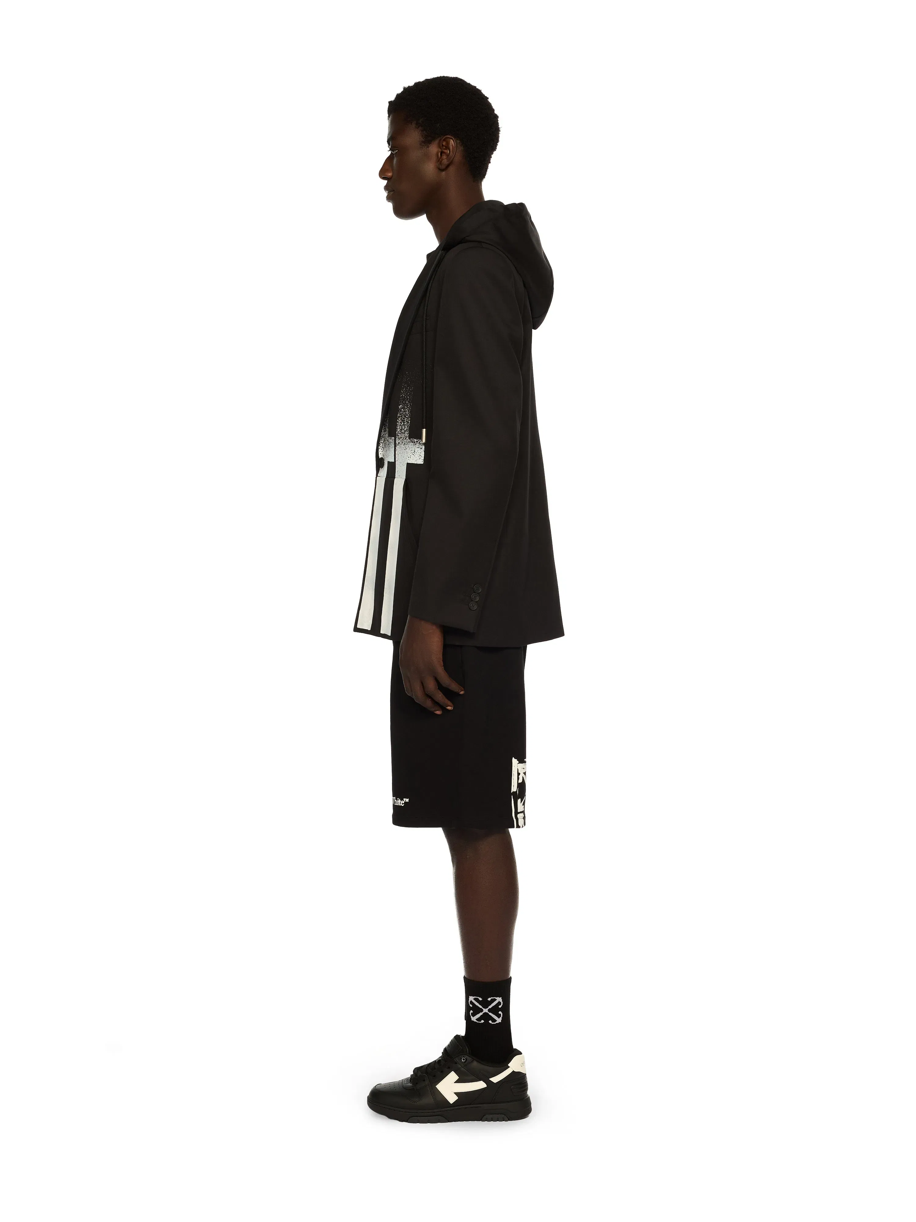 Off White Big Off Gradient Wool Hood