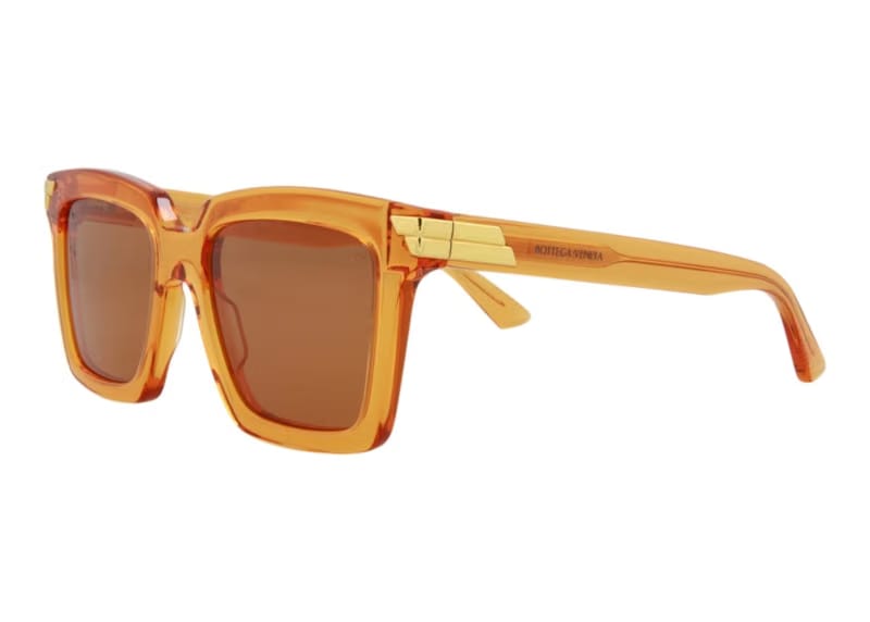 Bottega Veneta Square Sunglasses Orange/Orange(BV1005S-30008310-004)
