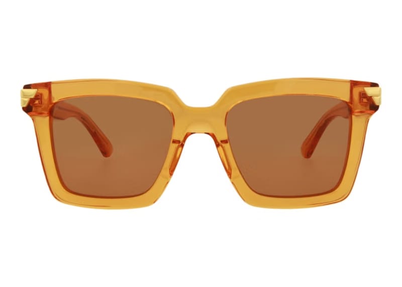 Bottega Veneta Square Sunglasses Orange/Orange(BV1005S-30008310-004)