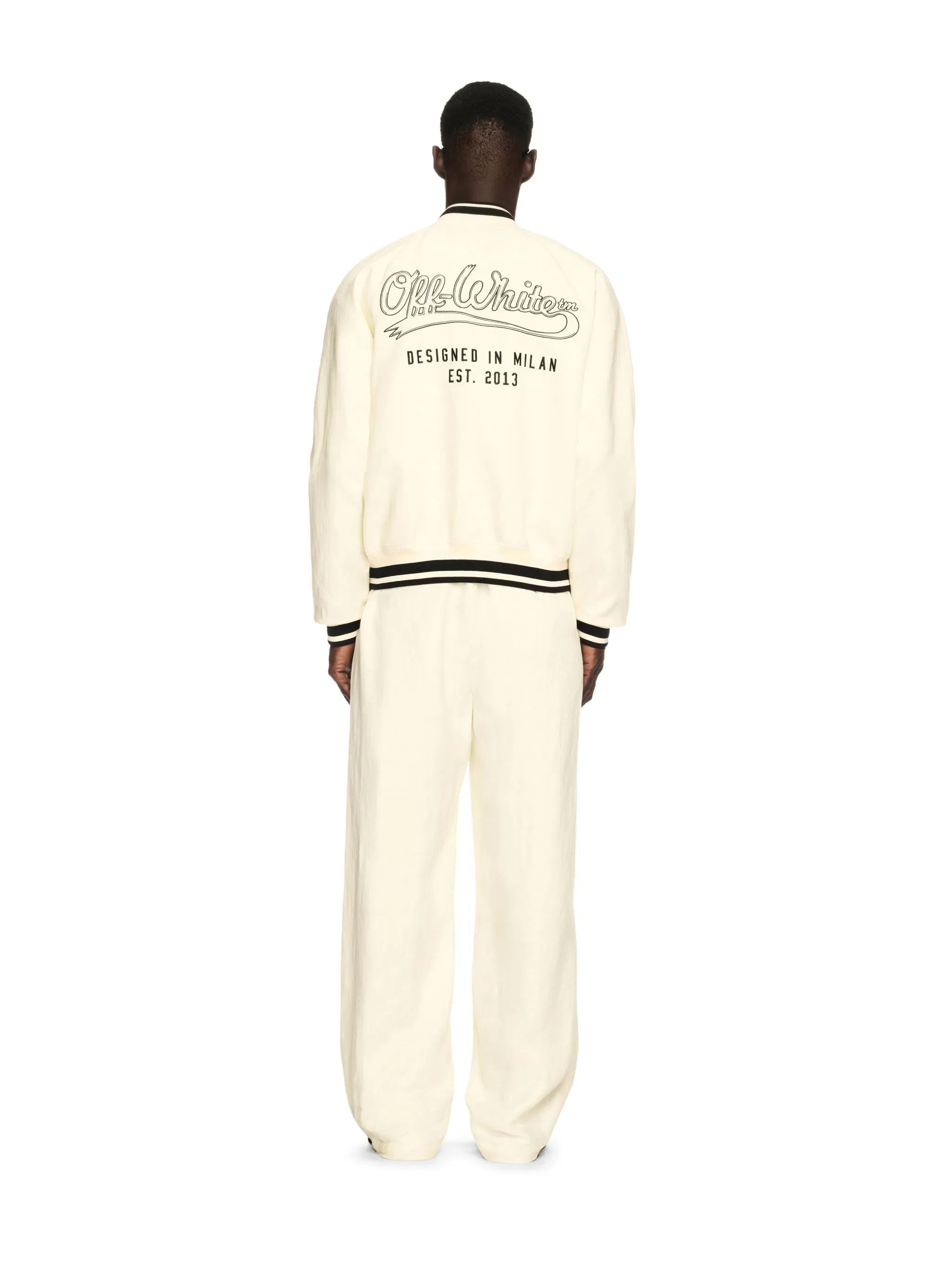 Off White Off Italic Linen Souvenir Var