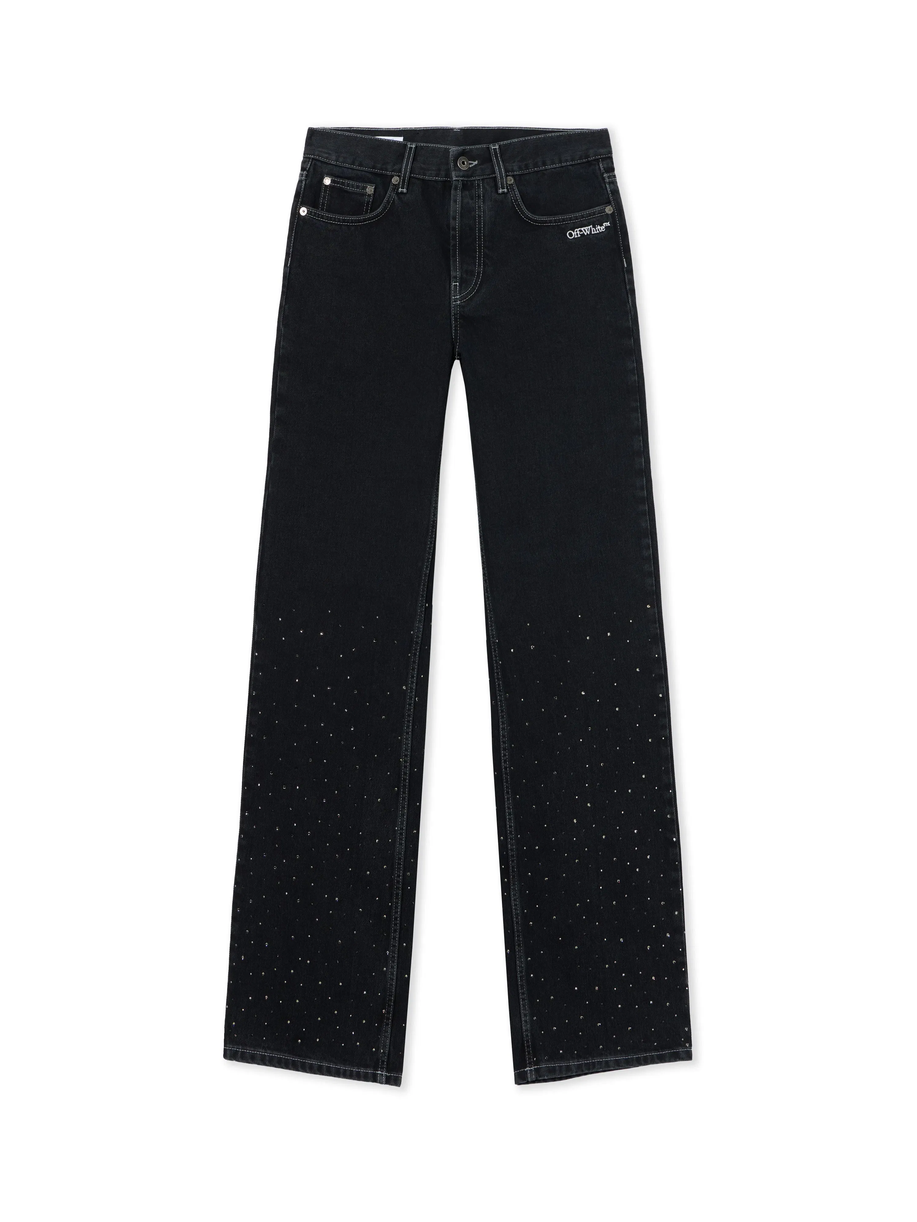 Off White x Swarovski Denim Susy Pants