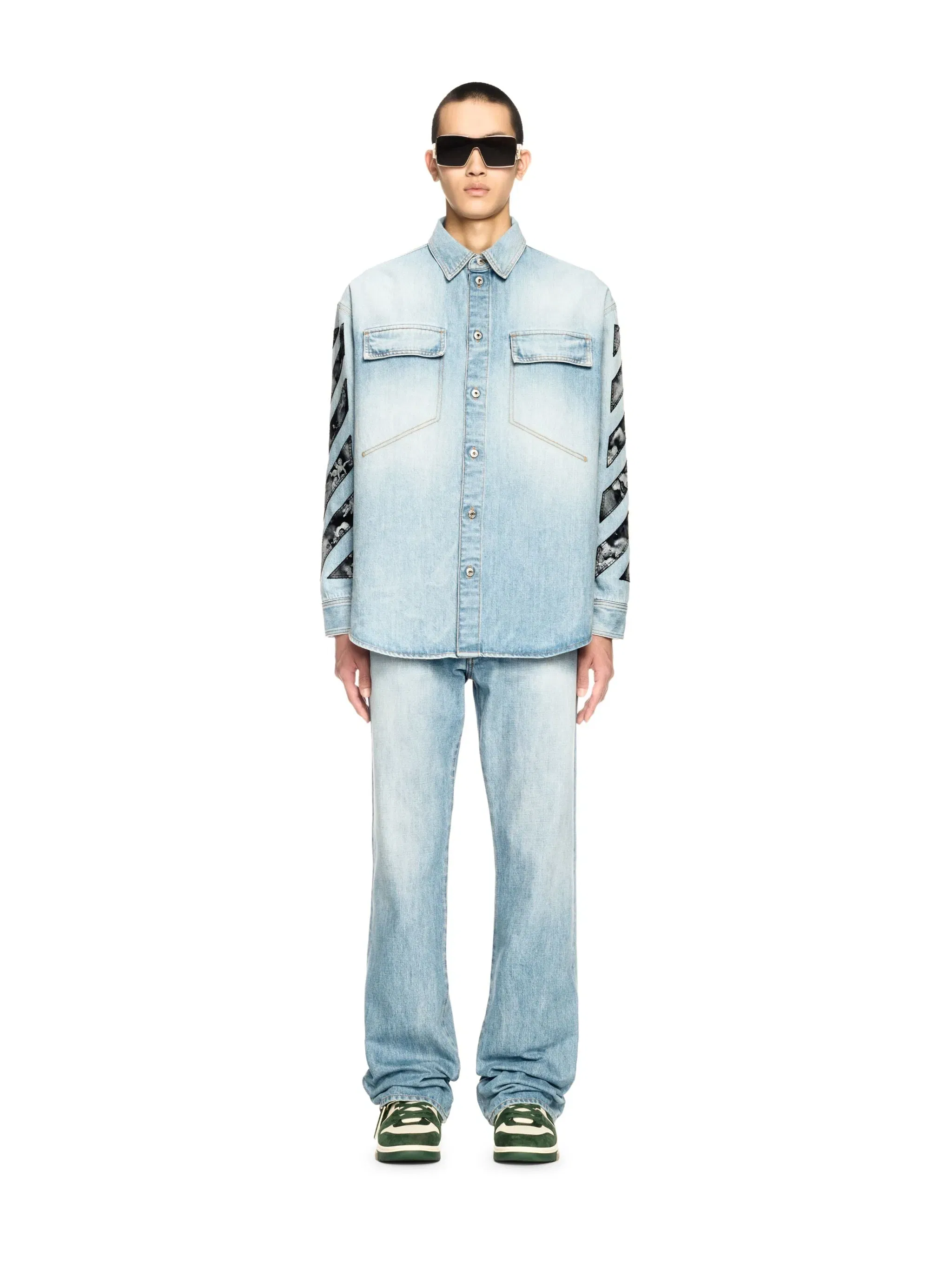 Off White Fresco Diag Arr Den Milit